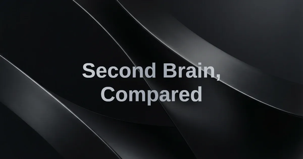 Second Brain Tools Compared: Notion vs. Animus vs. Obsidian